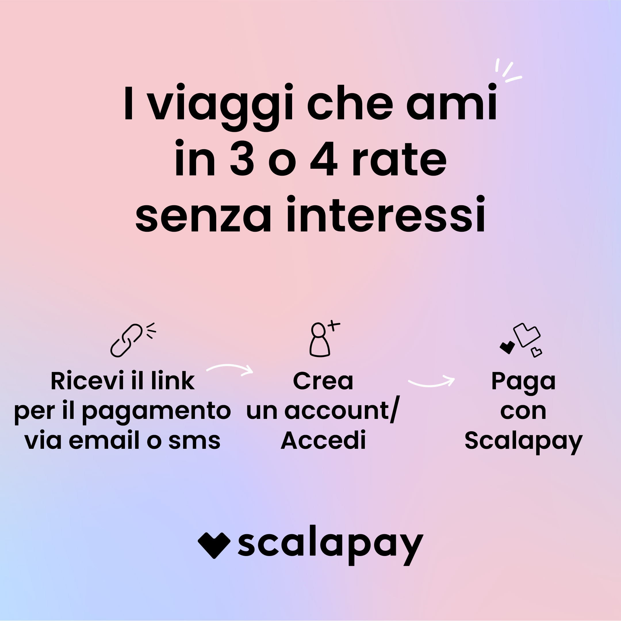 Paga la tua vacanza con scalapay